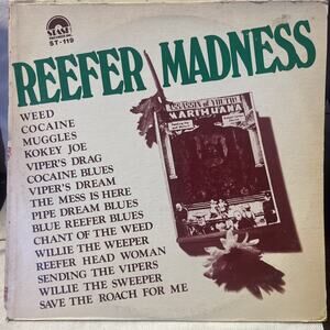 Reefer Madness 1979 Vinyl LP VG+ Ultrasonic Cleaned! Stash Records ST 119! COOL!